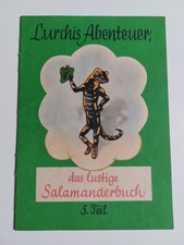 Lurchis Abenteuer Lurchi 5. Teil ,Salamanderbuch ,Salamander ,50/60er Jahre  TOP