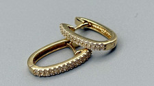 Karat gold creolen ohrringe - creolen,