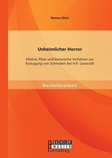 Unheimlicher Horror: Motive, Plots und literari... | Book | condition acceptable