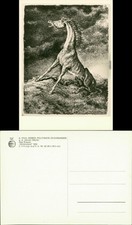 Politische Zeichnung: Das Grauen, Widerstand, augemerkeltes Pferd 1934