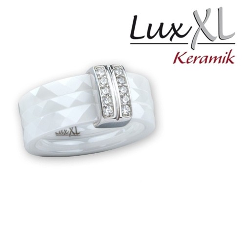 Designer keramik ring - keramik, silber