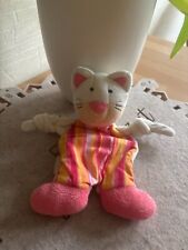 💕Schmusetuch Kuscheltuch Topolino Katze pink orange gestreift 💕 selten
