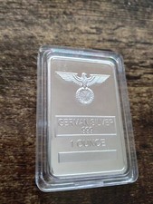 1 Unze Neusilber Barren