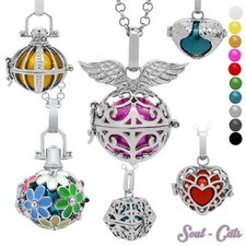 Klangkugel Kette Engel Ball Angel Anhänger Glöckchen Glücksbringer Klangchakra 