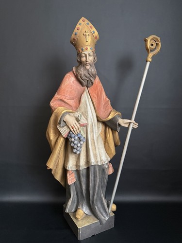 Holzfigur bischof - holzfigur,