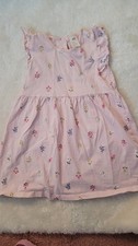 H&M Kleid Rosa BLUMEN Gr 98