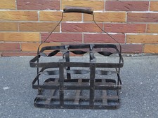 französicher Weinflaschenträger Flaschenträger Flaschenkorb Metall 6 Flaschen