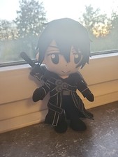 Kirito Stuffed Animal, Kirito Stofftier Sword Art Online SAO Anime