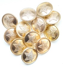 Gruppe UdSSR Russland 12 Sowjetische Armee Militär Tunika Uniform Knöpfe 22 mm