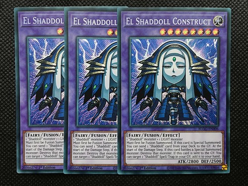 Yugioh el shaddoll - yugioh!, 3x