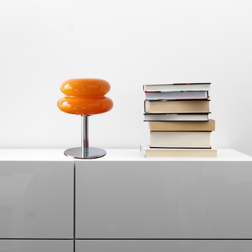 Glas-Macaron-Tischlampe