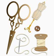 Schere Nadel Kleiderbügel