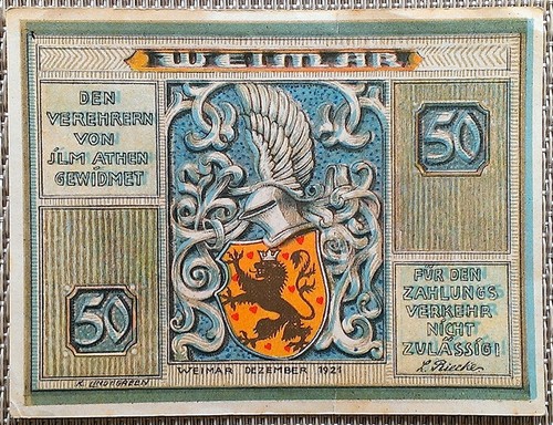 Notgeld pfennig weimar - notgeld:, 50