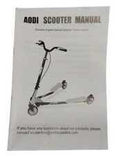 AOODIL Scooter Kinder Roller Schere Roller Verstellbare Höhe 3 Räder Folding Spo