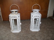 Laterne Enrum weiß 28cm von Ikea 2 Stück Look!