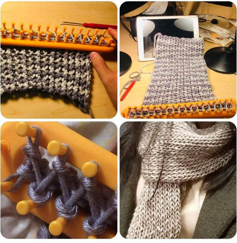 Stück schal stricken - 1,