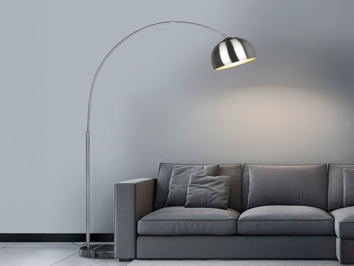 Moderne stehlampe gebogen - moderne,