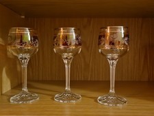 3 Original Bohemia Gläser aus