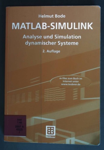 Matlab simulink analyse - simulink,