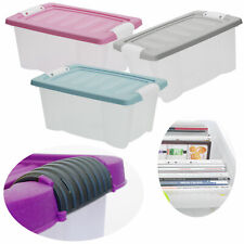 3x Stapelboxen mit Deckel 30x20x15cm Set Allzweckbox Aufbewahrungsbox Ablagebox