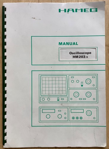 Hameg anleitung manual für - /,