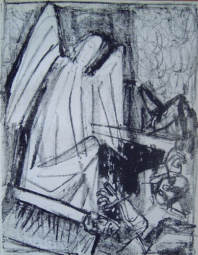 Otto dix der engel am - dix, grab