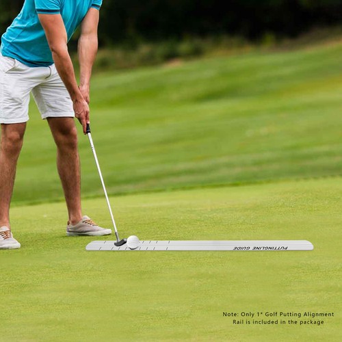 Golf putting alignment - golf, schiene