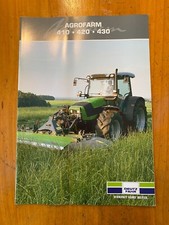 Zeitschrift Deutz Fahr Agrofarm 410 420 430  Traktor Prospekt 8