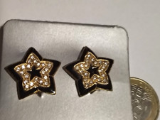 Ohrclips  schwarz glänzend