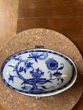 Christian Fischer Porzellan antike Schmuckdose /Pillendose