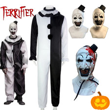 Terrifier Kostüm Art The Clown Cosplay Film Halloween Maske Gruselig Lustig