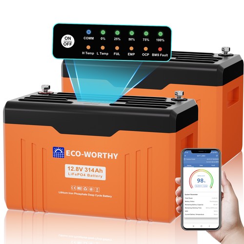 Eco worthy 12v - 12v, 314ah