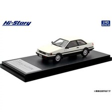 Hi-Story 1/43 Toyota Corolla Levin 2-Türer GT APEX 1983 Hi-Tech Two-Tone Modell