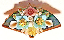 441 - Antike Brosche Vergoldet