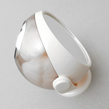 Flabeg  Lionesse Schminkspiegel Tischspiegel Spiegel Kugel Box 70er