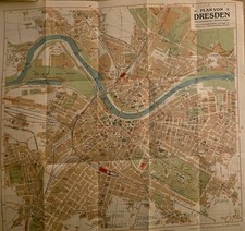 Alter Plan von Dresden 1:15000