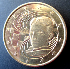 50 Cent 2023 Gedenkmünze Nikola Tesla Hrvatska Kroatien Stempelglanz