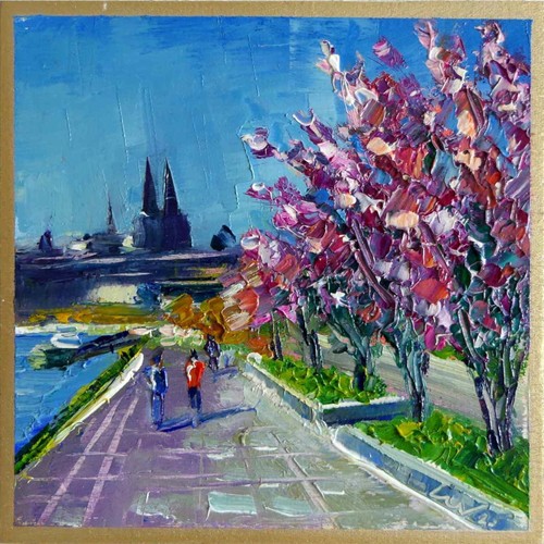 Original ölgemälde köln - Ölgemälde,