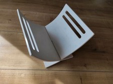 Moderner Zeitungsständer Zeitschriftenhalter Zeitungshalter Holz weiß Ablage