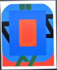 Georg Karl Pfahler  Original - Siebdruck - Farbserigrafie 1975 " FORMATIV "