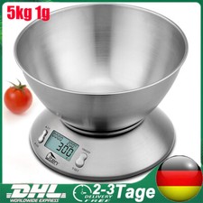 5KG/1g Edelstahl Küchenwaage