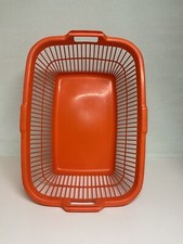 DDR Wäschekorb Kunststoff PneumantOrange Ostalgie Retro Sammler Ca.66x48x25cm