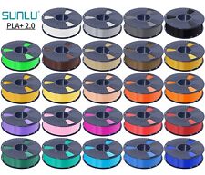 SUNLU PLA+ 2.0 Upgraded PLA PLUS Filament 1KG Spool Faster Printing Speed