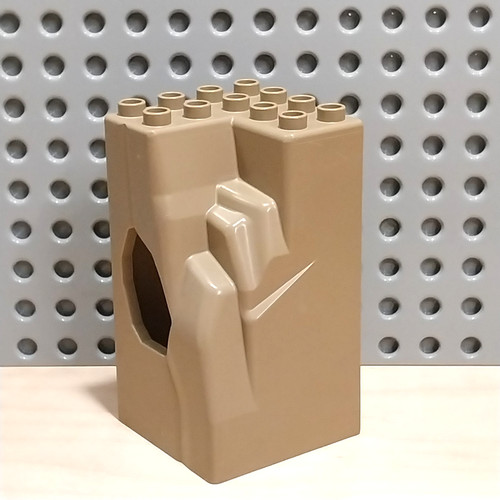 Lego duplo felsen dunkelbeige - duplo,