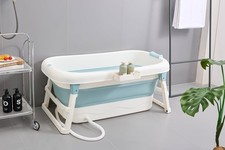 Faltbare Badewanne für Erwachsene, ideal für kleine Bäder, praktisch und tragbar
