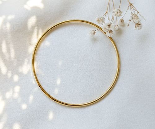 18k vergoldet armreif gold - 18k,