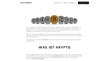 Kryptobite.de - Webseite + 155 Seiten Ebook - Domain Projekt Krypto Affiliate