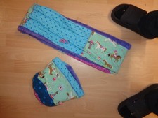 Handmade Mütze und Schal Dawanda gr.54/56