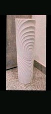 Vase Porzellan Bodenvase weiß