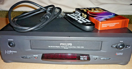 Vhs videorecorder philips - vhs,